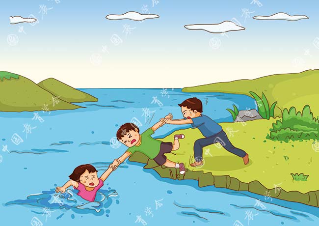 看到同伴溺水,情急之下伸出手或者直接跳下去救溺水者,这是我们助人的